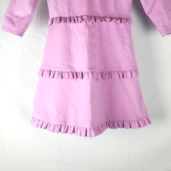 Janie And Jack Ruffle Ponte Dress In‎ Orchid - Picture 4 of 10